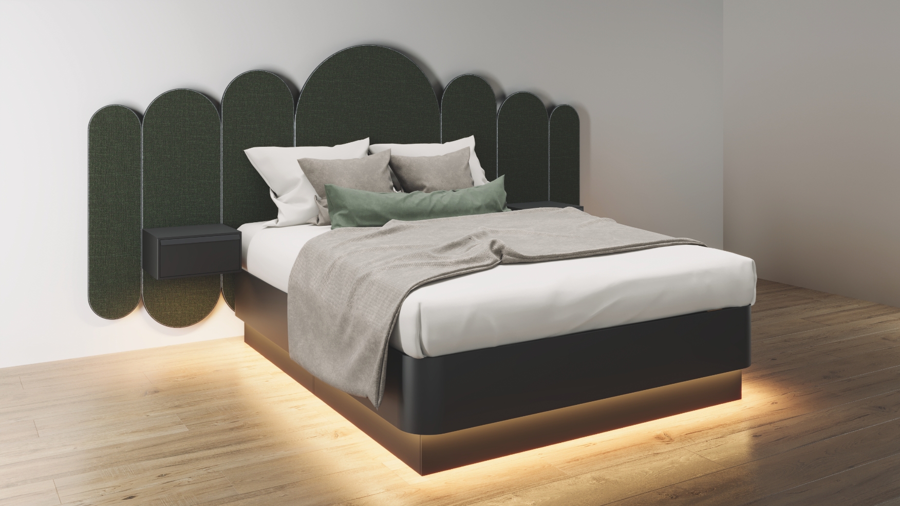 BEDROOM WALL by Holsting Design Studio